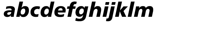 Neue Frutiger Cyrillic Black Italic Font LOWERCASE