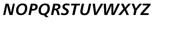 Neue Frutiger Cyrillic Bold Italic Font UPPERCASE