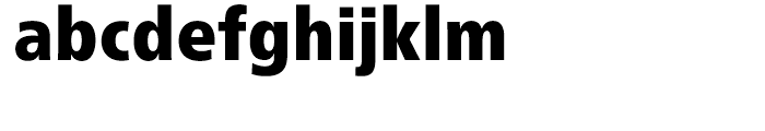 Neue Frutiger Cyrillic Condensed Extra Black Font LOWERCASE