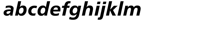 Neue Frutiger Cyrillic Heavy Italic Font LOWERCASE