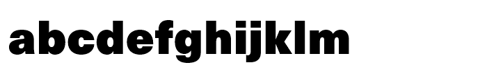 Neue Haas Unica Extra Black Font LOWERCASE