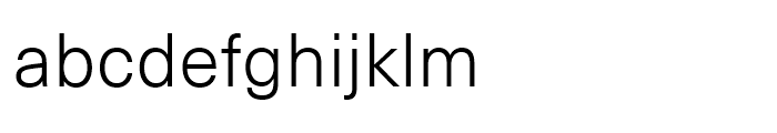 Neue Haas Unica Light Font LOWERCASE