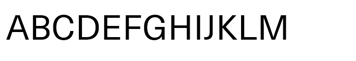 Neue Haas Unica Regular Font UPPERCASE