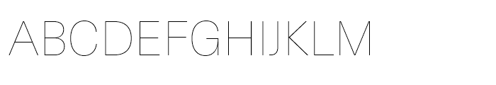 Neue Haas Unica Ultra Light Font UPPERCASE