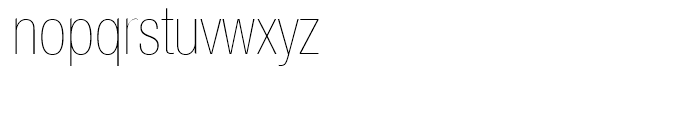 Neue Helvetica 27 Ultra Light Condensed Font LOWERCASE