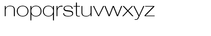 Neue Helvetica 33 Thin Extended Font LOWERCASE