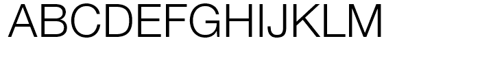 Neue Helvetica 45 Light Font UPPERCASE