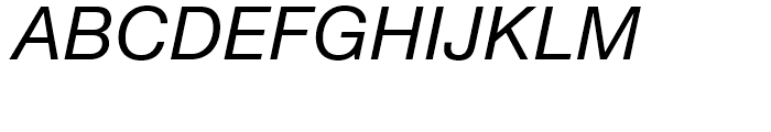 Neue Helvetica 56 Italic Font UPPERCASE