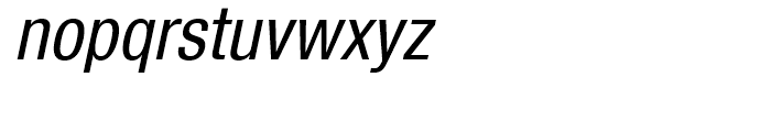 Neue Helvetica 57 Condensed Oblique Font LOWERCASE