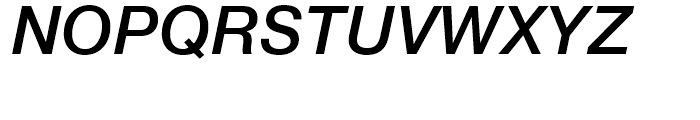 Neue Helvetica 66 Medium Italic Font UPPERCASE