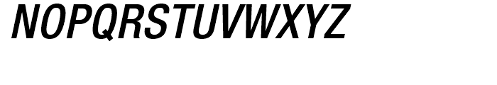 Neue Helvetica 67 Medium Condensed Oblique Font UPPERCASE