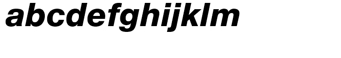 Neue Helvetica 86 Heavy Italic Font LOWERCASE