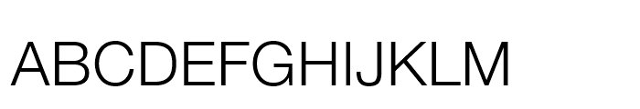 Neue Helvetica Arabic 45 Light Font UPPERCASE