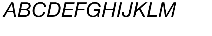Neue Helvetica Thai Italic Font UPPERCASE