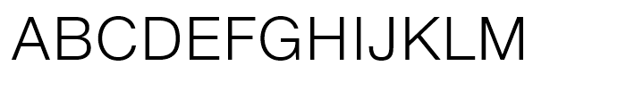 Neue Helvetica eText 45 Light Font UPPERCASE