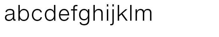 Neue Helvetica eText 45 Light Font LOWERCASE