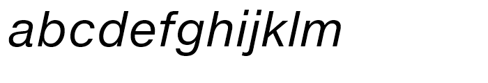 Neue Helvetica eText 56 Italic Font LOWERCASE