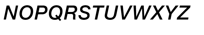 Neue Helvetica eText 66 Medium Italic Font UPPERCASE
