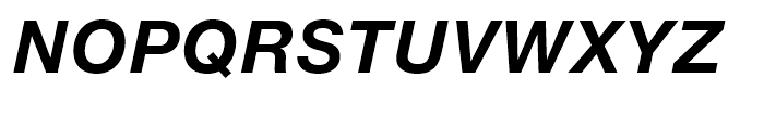 Neue Helvetica eText 76 Bold Italic Font UPPERCASE