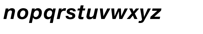Neue Helvetica eText 76 Bold Italic Font LOWERCASE