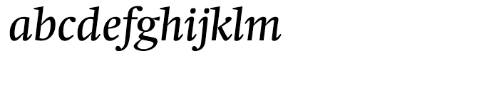 Neue Swift Book Italic Font LOWERCASE
