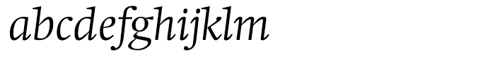 Neue Swift Light Italic Font LOWERCASE