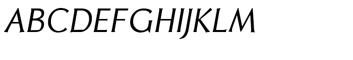 Neue Thannhaeuser Italic Font UPPERCASE