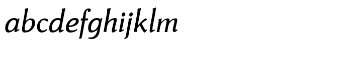 Neue Thannhaeuser Italic Font LOWERCASE