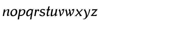 Neue Thannhaeuser Italic Font LOWERCASE