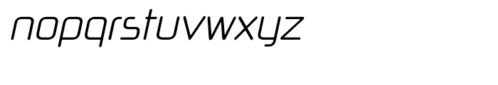 Neuropol X Condensed Light Italic Font LOWERCASE