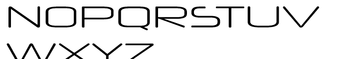 Neuropol X Extended Light Font UPPERCASE