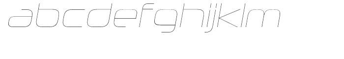 Neuropolitical Ultralight Italic Font LOWERCASE
