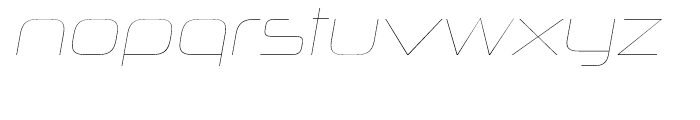 Neuropolitical Ultralight Italic Font LOWERCASE