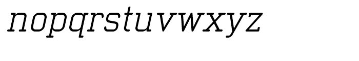 Neutraliser Serif Oblique Font LOWERCASE