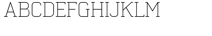 Neutraliser SerifThin Font UPPERCASE