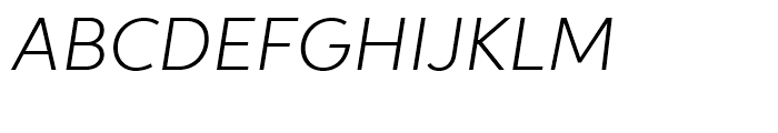Neutro Light Italic Font UPPERCASE