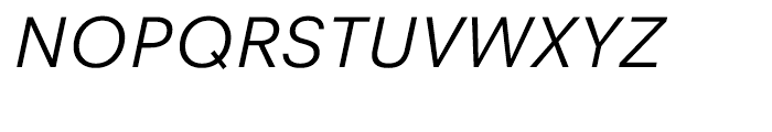 Neuzeit Office Italic Font UPPERCASE