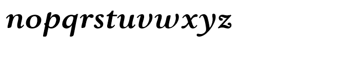 Nevia BT Bold Italic Font LOWERCASE