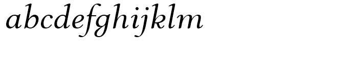 Nevia BT Italic Font LOWERCASE
