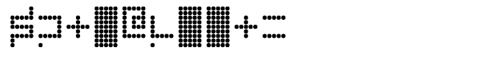 New Alphabet Dot Font OTHER CHARS