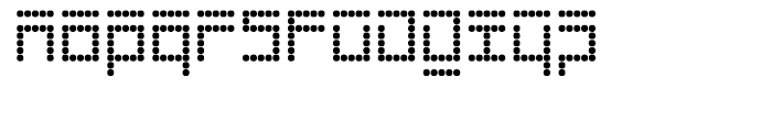 New Alphabet Dot Font UPPERCASE