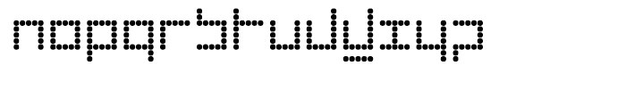 New Alphabet Dot Font LOWERCASE