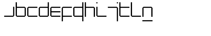 New Alphabet One Font LOWERCASE