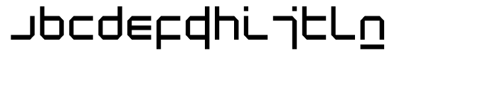 New Alphabet Three Font LOWERCASE