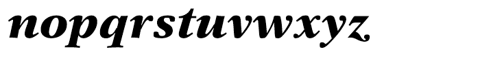 New Aster Black Italic Font LOWERCASE