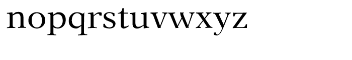 New Aster Regular Font LOWERCASE