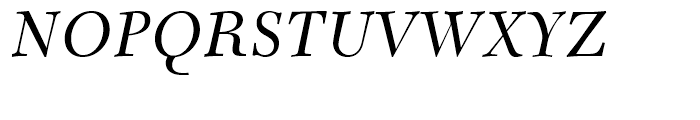New Caledonia Italic Font UPPERCASE