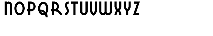 New Deal Deco NF Bold Font LOWERCASE