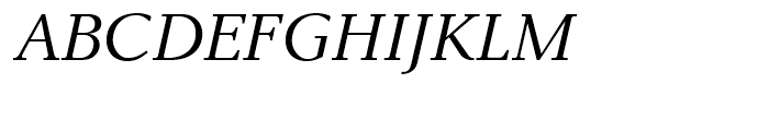 New Millennium Italic Font UPPERCASE