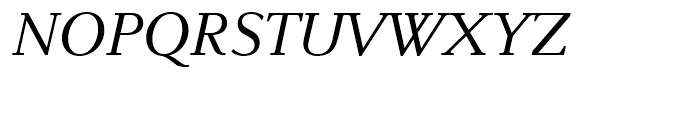 New Millennium Italic Font UPPERCASE